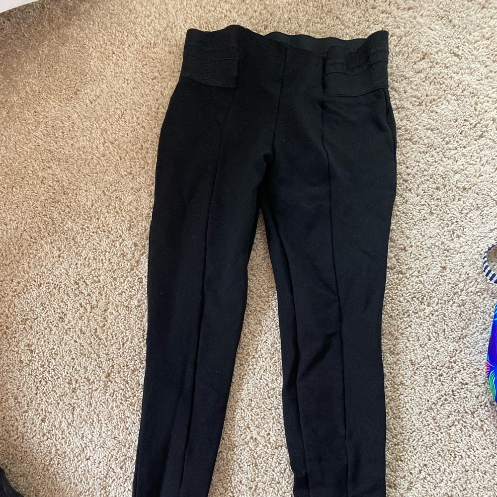 zara black dress pants